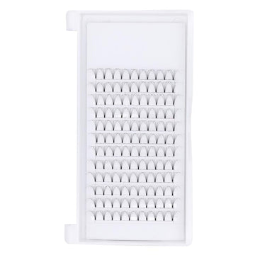 6D Short Stem Premade Fans Lashes Eyelash Extension Trays